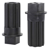 2 PCS Meat Grinder Screw Coupling Black Plastic Quick Installation Meat Grinder Screw Coupling Sleeve for Kenwood In Australia - Darrahopens