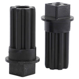 2 PCS Meat Grinder Screw Coupling Black Plastic Quick Installation Meat Grinder Screw Coupling Sleeve for Kenwood In Australia - Darrahopens