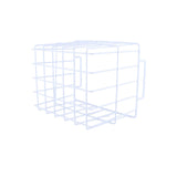 Fridge Freezer Basket Multipurpose Large Capacity Metal Wire Storage Basket for Refrigerator Bathroom Kitchen 200mm/7.87in