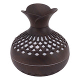 2.5W Scent Diffuser 300ml USB Powered Silent Operation Flower Vase Shape Aroma Humidifier for Offices Bedrooms Dark Brown In Australia - Darrahopens