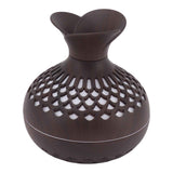 2.5W Scent Diffuser 300ml USB Powered Silent Operation Flower Vase Shape Aroma Humidifier for Offices Bedrooms Dark Brown In Australia - Darrahopens