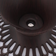 2.5W Scent Diffuser 300ml USB Powered Silent Operation Flower Vase Shape Aroma Humidifier for Offices Bedrooms Dark Brown