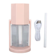 USB Desktop Humidifier Multifunctional Quiet Colorful Ambient Light Portable Small Humidifier for Car Home Bedroom Office Pink In Australia - Darrahopens