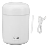USB Mini Humidifier for Car Colorful Lighting Portable Car Air Freshener Mute Diffuser Humidifier White In Australia - Darrahopens