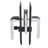 Privacy Bathroom Lever Lock Set Low Noise Door Lever Lockset Bedroom Door Handle Security Door Lever with Lock Black