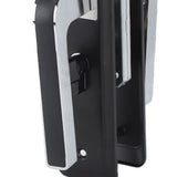 Privacy Bathroom Lever Lock Set Low Noise Door Lever Lockset Bedroom Door Handle Security Door Lever with Lock Black