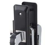 Privacy Bathroom Lever Lock Set Low Noise Door Lever Lockset Bedroom Door Handle Security Door Lever with Lock Black