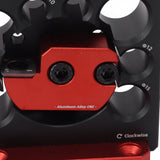 Woodworking Turning Cutter 8 Holes Adjustable Aluminum Alloy Wood Milling Cutter Tool