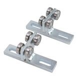 2PCS 4 Wheel Trolley Assemlly T Type Alloy Steel Bearing Trolley Assembly for 1‑5/8in Taller Strut Channel In Australia - Darrahopens