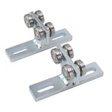 2PCS 4 Wheel Trolley Assemlly T Type Alloy Steel Bearing Trolley Assembly for 1‑5/8in Taller Strut Channel