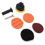 Car Polishing Pad Kit Frosted Paper Electric Drill Polish Head for Car Waxing Sealing Enamel