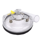Dust Shroud Kit Transparent ABS Dry Grinding Dust Cover for 4in to 5in Angle Grinders Wet Polisher