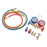 Air Conditioning Pressure Gauge R410 22 134A 3 Way AC Diagnostic Manifold Gauge Tube Set for Freon Charging