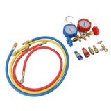 Air Conditioning Pressure Gauge R410 22 134A 3 Way AC Diagnostic Manifold Gauge Tube Set for Freon Charging