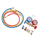 Air Conditioning Pressure Gauge R410 22 134A 3 Way AC Diagnostic Manifold Gauge Tube Set for Freon Charging