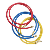3pcs 90cm Refrigerant Charging Hose Air Conditioner Charging Hose 1/4in Fits for R12 R22 R502 Refrigerants Blue Red Yellow