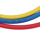 3pcs 90cm Refrigerant Charging Hose Air Conditioner Charging Hose 1/4in Fits for R12 R22 R502 Refrigerants Blue Red Yellow