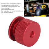 Welding Hood Pipeliner Helmet Fastener Aluminum Alloy Pipeliner Helmet Accessories Headgear Replacement Parts Red