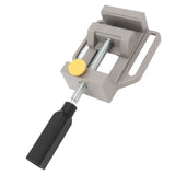 Small Drill Press Vise Aluminum Alloy Quick Release Woodworking Vise for DIY Carving Drilling Machine Tool
