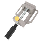 Small Drill Press Vise Aluminum Alloy Quick Release Woodworking Vise for DIY Carving Drilling Machine Tool