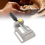 Small Drill Press Vise Aluminum Alloy Quick Release Woodworking Vise for DIY Carving Drilling Machine Tool