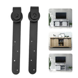 Barn Door Hardware Kit Sliding Barn Wooden Door Hardware Mini Barn Door Track for Single Double Bypass Door In Australia - Darrahopens
