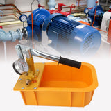 Hydrostatic Pump Tester Hydraulic Manual Water Pressure Test Pump Manual Pipe Leak Detector with Gauge