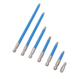 Electric Cross Drill Bit Set High Hardness Alloy Steel Magnetic Anti Slip Screwdriver Bit