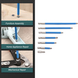 Electric Cross Drill Bit Set High Hardness Alloy Steel Magnetic Anti Slip Screwdriver Bit