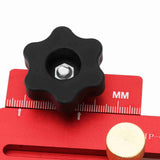 Woodworking Table Saw Jig Aluminum Alloy Router Table Band Saw Jig Guide for Repeat Narrow Strip Cuts