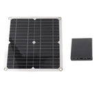 Solar Water Pump Kit 50W Solar Panel 22W Water Fountain Pump with Battery Box Timing Controller DC12V