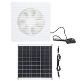 Solar Panel Powered Fan Maintain Air Circulation 6 Blades 15W Solar Panel Exhaust Fan for Chicken Coops Greenhouses 8 in In Australia - Darrahopens