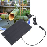 Solar Fountain 6V 10W Bird Bath Fountain USB Interface with Water Pump Solar Water Fountain for Patio Garden Bird Bath