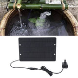 Solar Water Fountain Pump Set 6V 10W USB Solar Fountain Water Pump for Bird Bath Garden Backyard Pool
