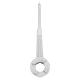 Bung Wrench 10 Inch Aluminum Drum Plug Wrench Barrel Opener Tool for 10 15 20 30 55 Gallon Bung Cap