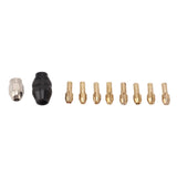 Drill Chuck Collet Set for Replacement 4485 Brass Quick Change Rotary Drill Nut Tool Set With 2 Nut 8 Brass Collet