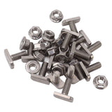 15 Set Hammer Head Screws M8 Stainless Steel Screws for Photovoltaic and Solar Installation In Australia - Darrahopens