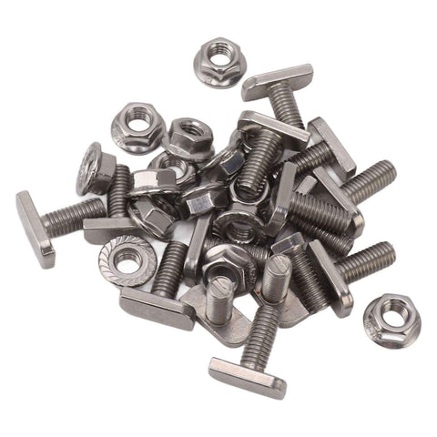 15 Set Hammer Head Screws M8 Stainless Steel Screws for Photovoltaic and Solar Installation In Australia - Darrahopens