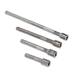 4pc 1/4in Drive Socket Extension Bar Set Long Shaft 50mm 75mm 100mm 150mm Ratchet Improved In Australia - Darrahopens