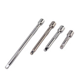 4pc 1/4in Drive Socket Extension Bar Set Long Shaft 50mm 75mm 100mm 150mm Ratchet Improved In Australia - Darrahopens