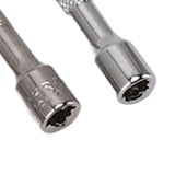 4pc 1/4in Drive Socket Extension Bar Set Long Shaft 50mm 75mm 100mm 150mm Ratchet Improved In Australia - Darrahopens