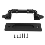 Sliding Barn Door Handle Double Sided Black Barn Door Pull Handle for Gates Garages In Australia - Darrahopens