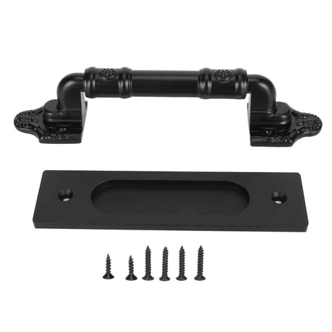 Sliding Barn Door Handle Double Sided Black Barn Door Pull Handle for Gates Garages In Australia - Darrahopens