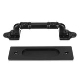 Sliding Barn Door Handle Double Sided Black Barn Door Pull Handle for Gates Garages In Australia - Darrahopens