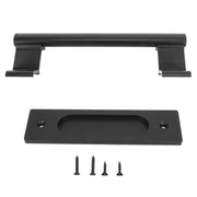 Sliding Door Handle Double Sided Universal Black Aluminum Alloy Barn Door Handles Hardwares for Home Bedroom In Australia - Darrahopens
