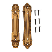 Sliding Barn Door Handles Large Rustic Dual Side Design for Gates Garages Sheds Furniture Aluminum Alloy Material Bronze In Australia - Darrahopens