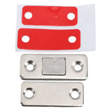 8 Pack Magnetic Door Catch Ultra Thin Door Latch Adhesive Stainless Steel 2 Way Installation Cabinet Closer for Kitchen In Australia - Darrahopens