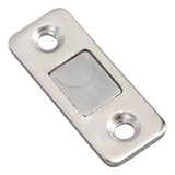 8 Pack Magnetic Door Catch Ultra Thin Door Latch Adhesive Stainless Steel 2 Way Installation Cabinet Closer for Kitchen