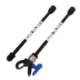 2PCS Spray Extension Rod G7/8 14 Stainless Steel Sprayer Tip Extension Pole Replacement for Home Black In Australia - Darrahopens