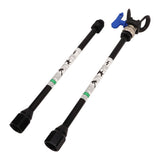 2PCS Spray Extension Rod G7/8 14 Stainless Steel Sprayer Tip Extension Pole Replacement for Home Black In Australia - Darrahopens